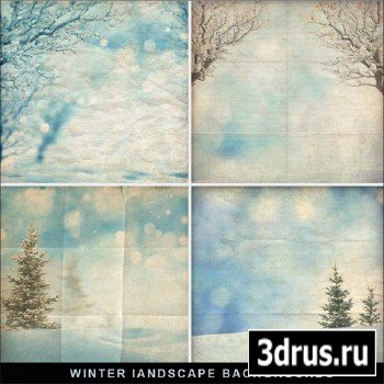 Textures - Winter Landscape Backgrounds