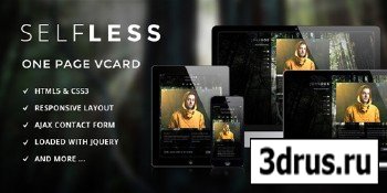 ThemeForest - Selfless - One Page Personal VCard HTML5 Template