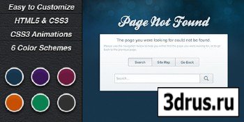 ThemeForest - Evolve 404 - Error Pages