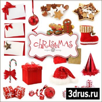 Scrap KIt - Christmas Objects PNG Files