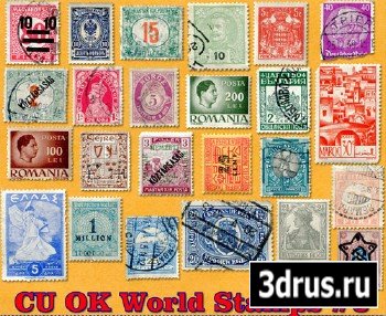 Scrap Kit - World Stamps 3