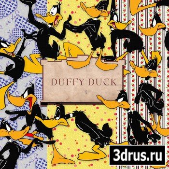 Scrap-set - Duffy Duck Illustrations In PNG