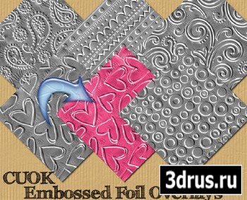 Scrap KIt - Embossed Foil Overlays