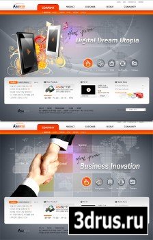 PSD Web Templates - Business Inovation