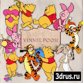 Scrap-kit - Vinnie Pooh 1 - loved Hero of the Fairy Tales