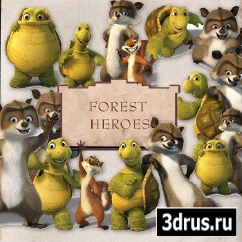 Scrap-set - Forest Heroes 2
