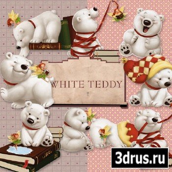 Scrap-kit - White Taddy - loved Hero of the Fairy Tales