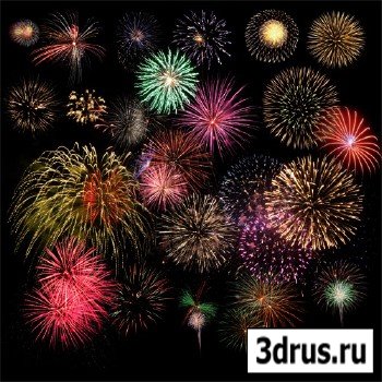PSD Source - Fireworks Cliparts