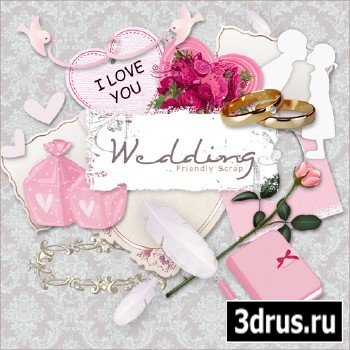 Scrap-kit - Wedding - I Love You