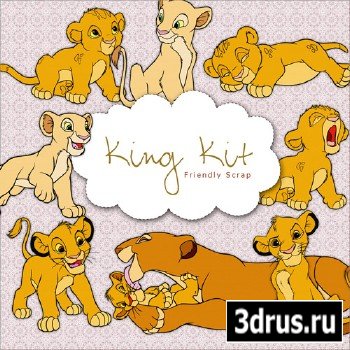 Scrap-kit - Little Lion King - loved Hero of the Fairy Tales
