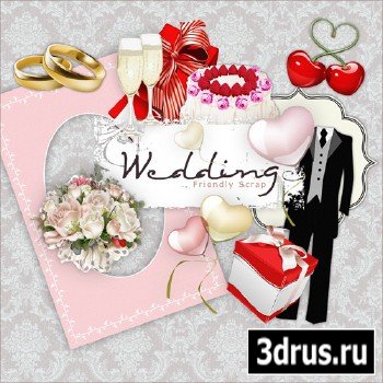 Scrap-kit - Wedding - I Love You 2