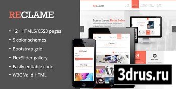 ThemeForest - Reclame - Business HTML Template