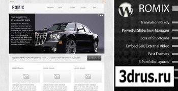 ThemeForest - Romix v1.2 - Clean Powerful Business Wordpress Theme