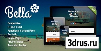 ThemeForest - Bella - Parallax Responsive Site Template
