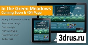 ThemeForest - In the Green Meadows - Coming Soon & 404 Page