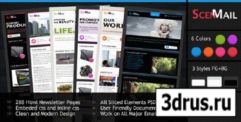ThemeForest - Scenmail Newsletter Email Template