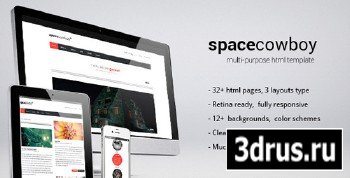 ThemeForest - Spacecowboy - multi-purpose html template