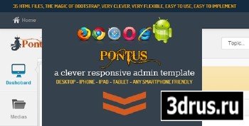 ThemeForest - Pontus - A Clever Responsive Admin Template