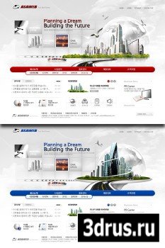 PSD Web Templates - Planning a Dream Building The Future