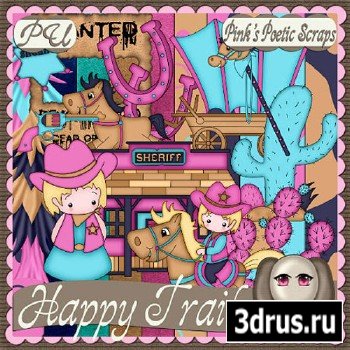 Scrap Set - Happy Trails PNG and JPG FIles