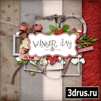 Scrap Set - Winter Day PNG and JPG Files