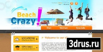 ThemeForest - Holiday Beach Shop Website 01 PSD