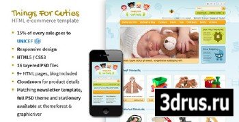 ThemeForest - Things for Cuties - E-Commerce Baby Shop Template