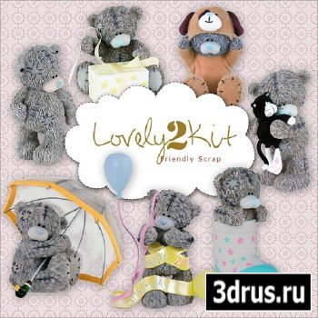 Scrap-kit - Lovely - Gray Taddy 2