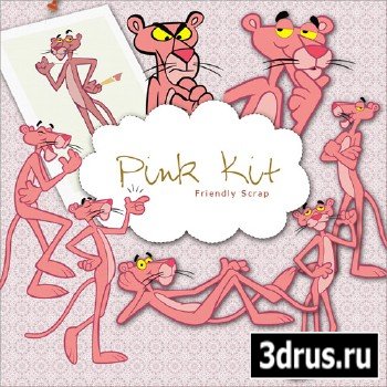 Scrap-kit - The Pink Panther