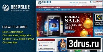 ThemeForest - DeepBlue Magento theme