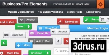 CodeCanyon - Business Pro CSS3 Buttons & Elements