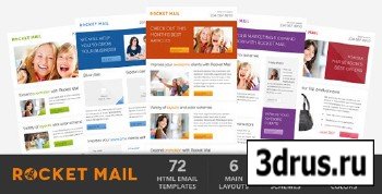 ThemeForest - Rocket Mail - Clean & Modern Email Templatel
