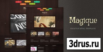 ThemeForest - Magique - Creative HTML5 Template