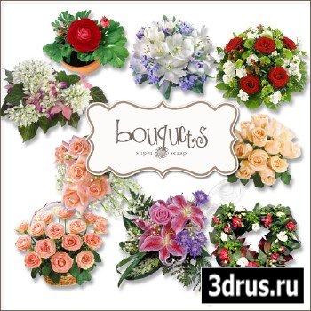 Flower Kit - Bouquets PNG Files