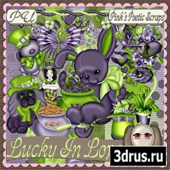 Scrap Set - Lucky In Love PNG and Jpg Files