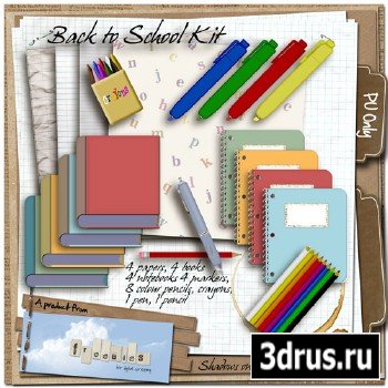 Scrap Set - Back to School Kit