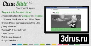 ThemeForest - Clean Slide - Facebook Template