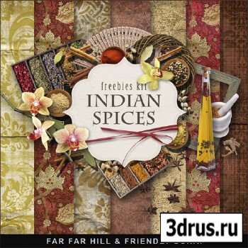 Scrap-set - Indian Spices