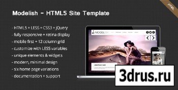 ThemeForest - Modelish - HTML5 Site Template