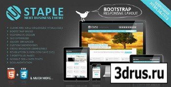 ThemeForest - Staple - Bootstrap Responsive Web Template