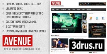 ThemeForest - Avenue v1.2.3 - A WordPress Magazine Theme