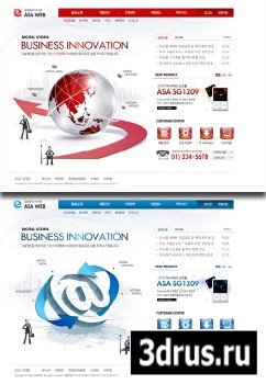 PSD Web Templates - Business Innovation 3