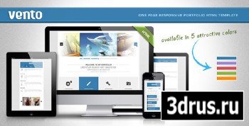 ThemeForest - Vento - one page responsive html