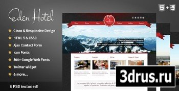 ThemeForest - Eden Hotel - Responsive HTML Template
