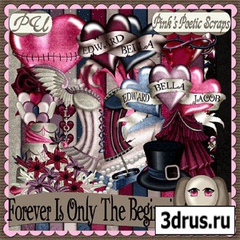 Scrap Set - Forever Is Only The Beginning PNG and JPG Files