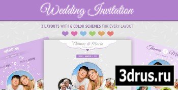 ThemeForest - Wedding Invitation - Soft and Clean Email Template