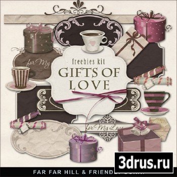 Scrap-set - Gifts Of Love - Valentines Day 2013