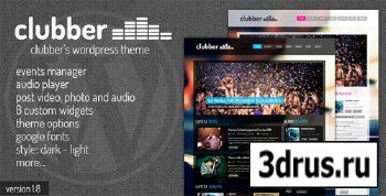 ThemeForest - Clubber v1.1 - Events & Music WordPress Theme
