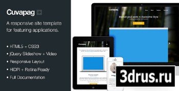 ThemeForest - Cuvapag - Responsive Software and App Website