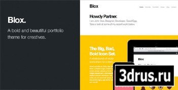 ThemeForest - Blox v1.0.1 - Bold WordPress Portfolio Theme